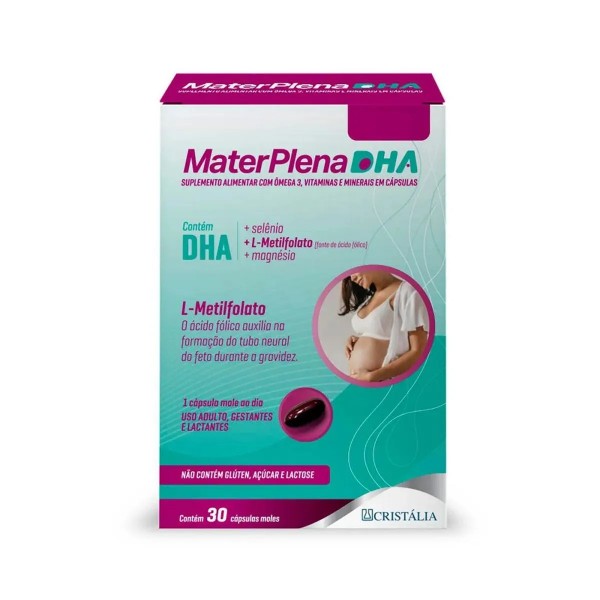 Multivitamínico Materplena DHA 30 Cápsulas